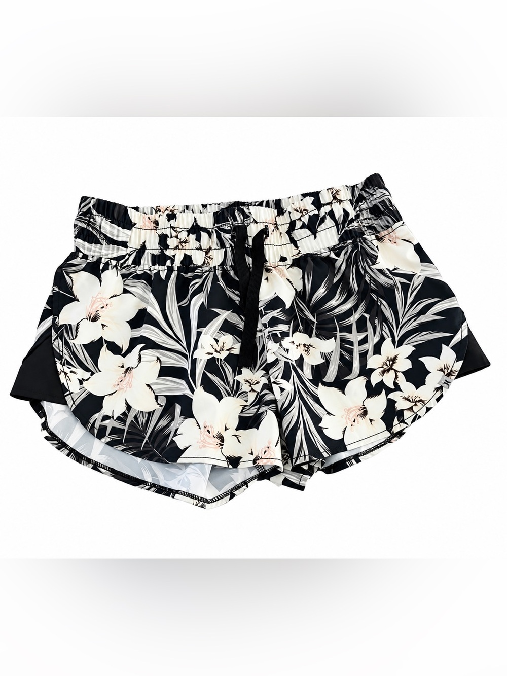 Hurley Women’s Floral Tropical Board Shorts Black Size S - Picture 2 of 10